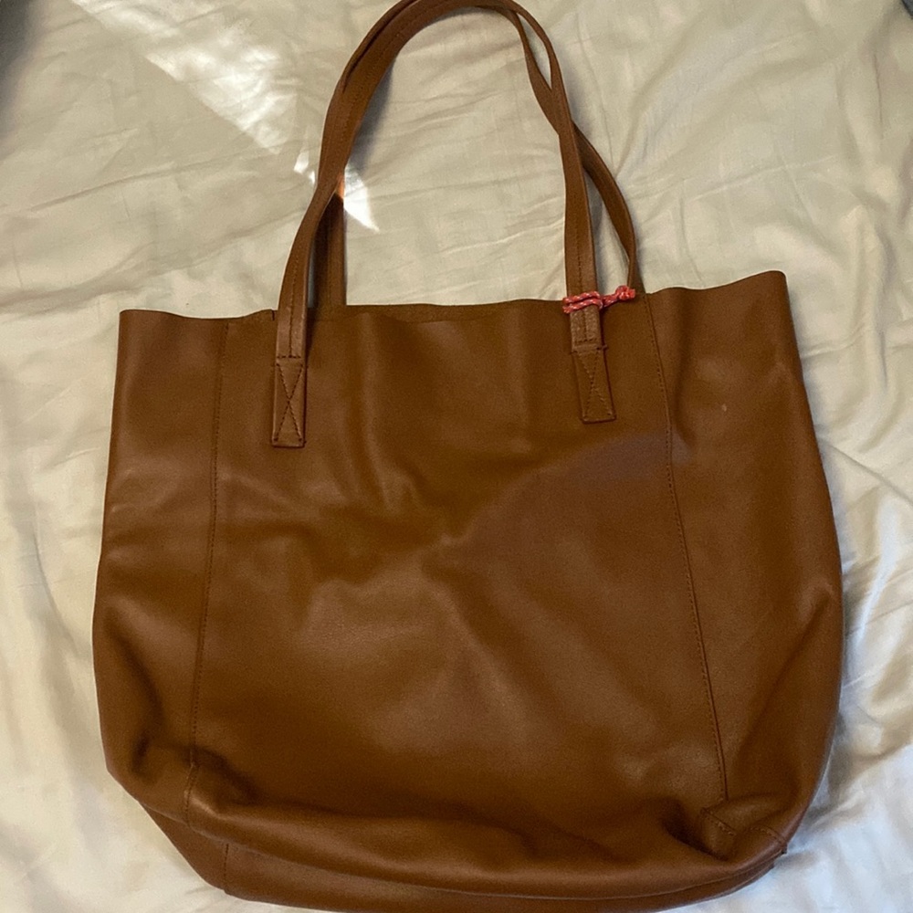 JCrew Brown Leather tote bag